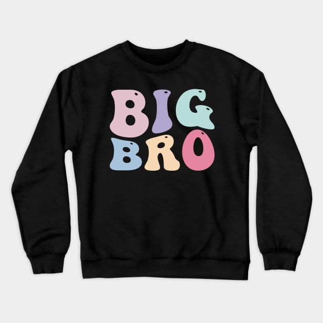 Big bro Cute Matching Sibling Crewneck Sweatshirt by unaffectedmoor